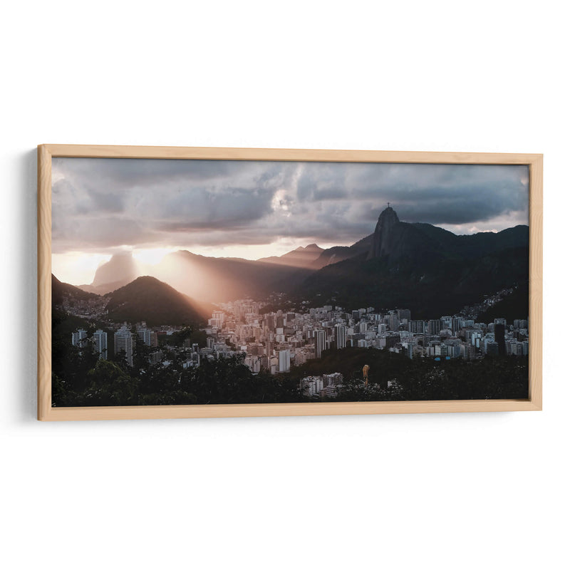 Río de Janeiro nublado | Cuadro decorativo de Canvas Lab
