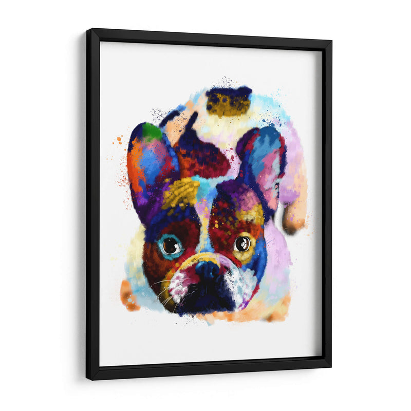 French Bulldog Colorido - Hue Art | Cuadro decorativo de Canvas Lab
