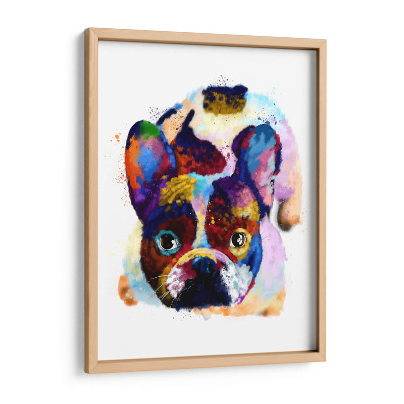 French Bulldog Colorido - Hue Art | Cuadro decorativo de Canvas Lab