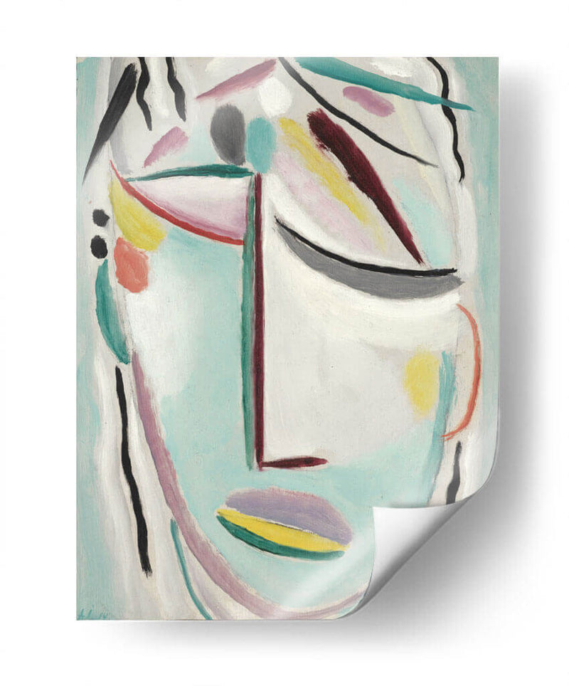 Rostro del Salvador: Mártir - Alexej von Jawlensky | Cuadro decorativo de Canvas Lab