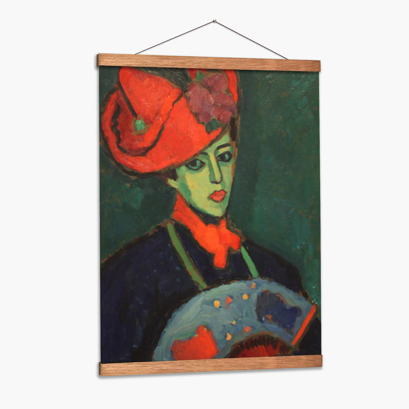 Schokko con sombrero rojo - Alexej von Jawlensky | Cuadro decorativo de Canvas Lab