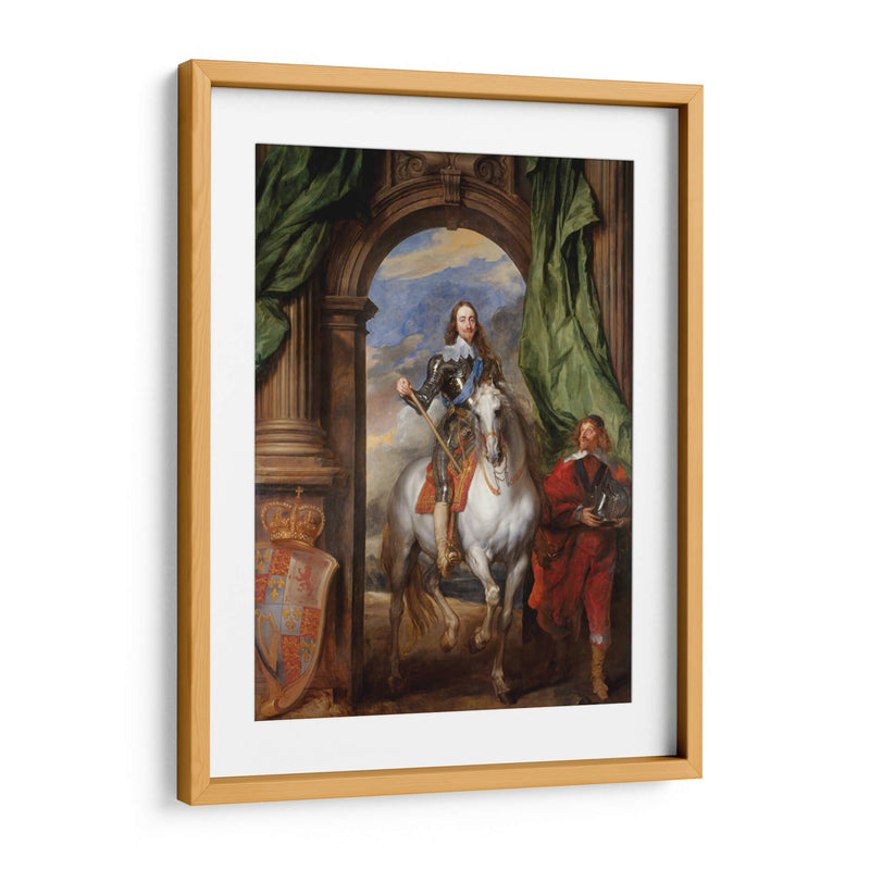Carlos I con M de san Antonio - Anton van Dyck | Cuadro decorativo de Canvas Lab