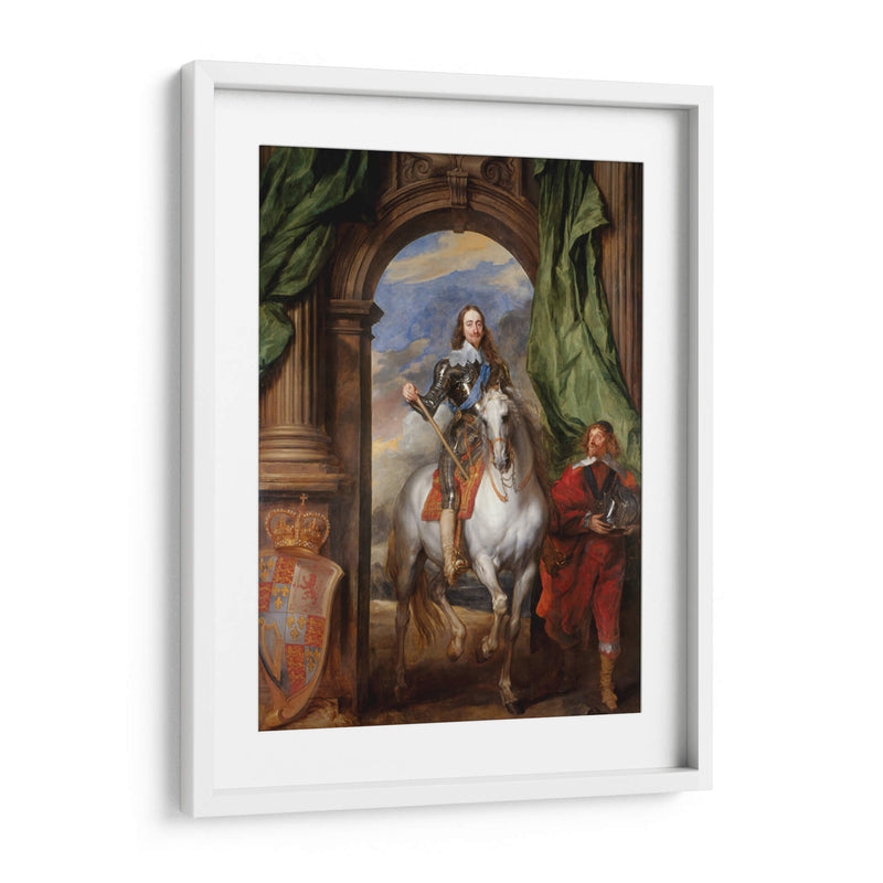 Carlos I con M de san Antonio - Anton van Dyck | Cuadro decorativo de Canvas Lab