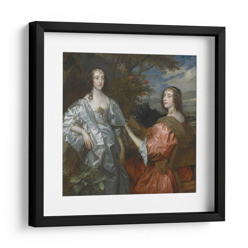 Catalina, contesa de Chesterfield y Lucy, contesa de Huntingdon - Anton van Dyck | Cuadro decorativo de Canvas Lab