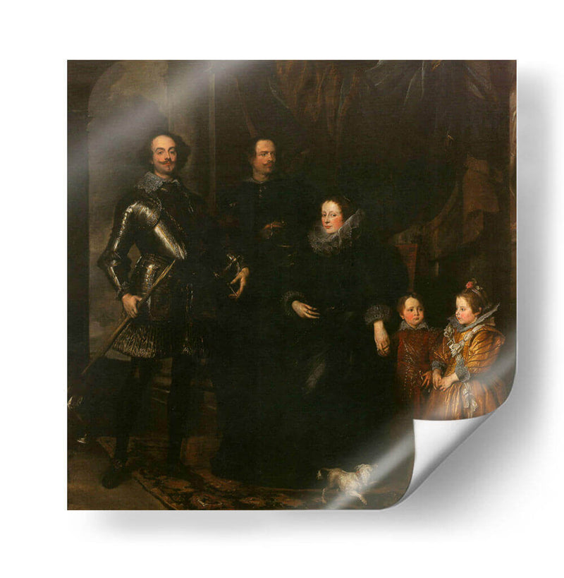 La familia Lomellini - Anton van Dyck | Cuadro decorativo de Canvas Lab