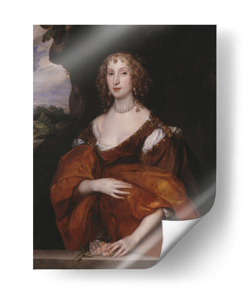 Retrato de Mary Hill, Lady Killigrew - Anton van Dyck | Cuadro decorativo de Canvas Lab