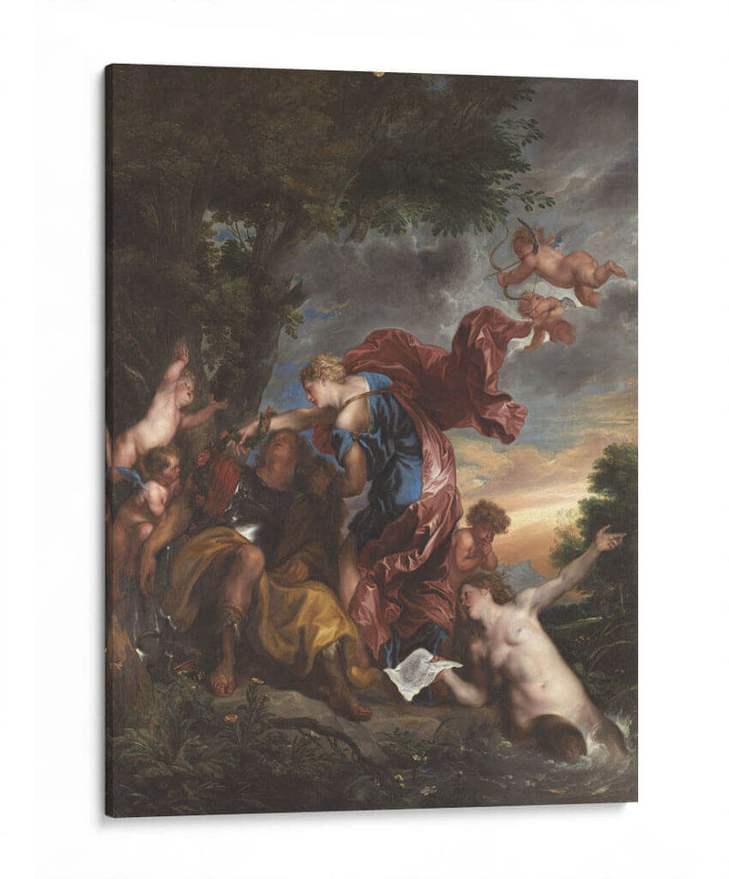 Rinaldo y Armida - Anton van Dyck | Cuadro decorativo de Canvas Lab