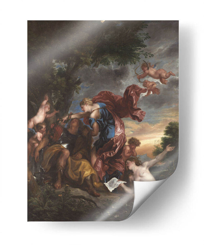 Rinaldo y Armida - Anton van Dyck | Cuadro decorativo de Canvas Lab