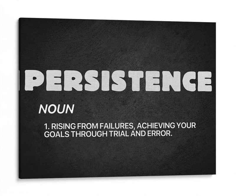 Persistence, noun | Cuadro decorativo de Canvas Lab