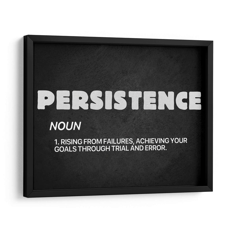 Persistence, noun | Cuadro decorativo de Canvas Lab