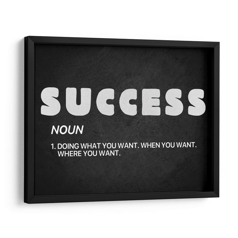 Success, noun | Cuadro decorativo de Canvas Lab