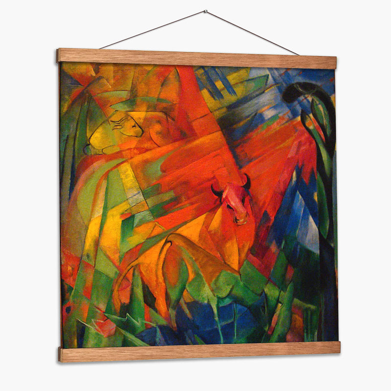 Animales en paisaje - Franz Marc | Cuadro decorativo de Canvas Lab