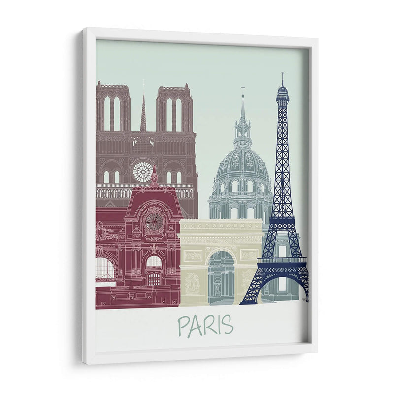 Horizonte De Paris II - Fab Funky | Cuadro decorativo de Canvas Lab
