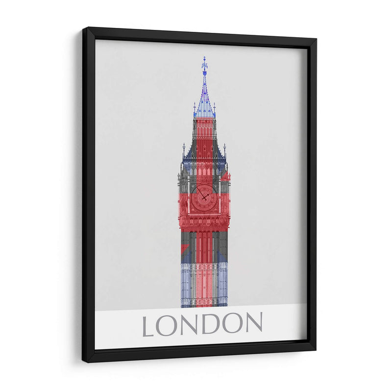 Londres Big Ben Union Jack - Fab Funky | Cuadro decorativo de Canvas Lab