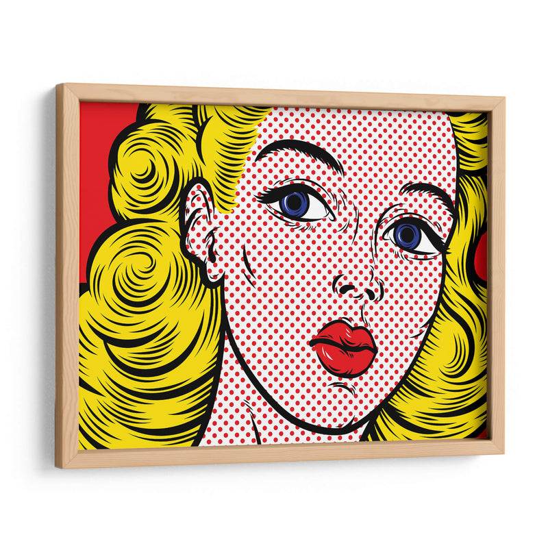 Rubia pop art | Cuadro decorativo de Canvas Lab