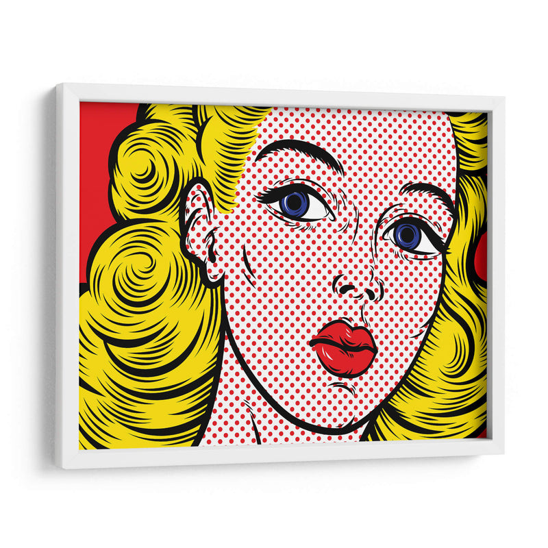 Rubia pop art | Cuadro decorativo de Canvas Lab