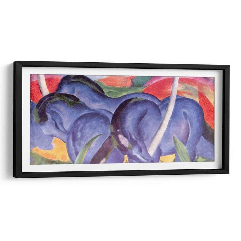 Grandes caballos azules - Franz Marc | Cuadro decorativo de Canvas Lab