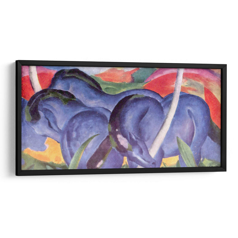 Grandes caballos azules - Franz Marc | Cuadro decorativo de Canvas Lab