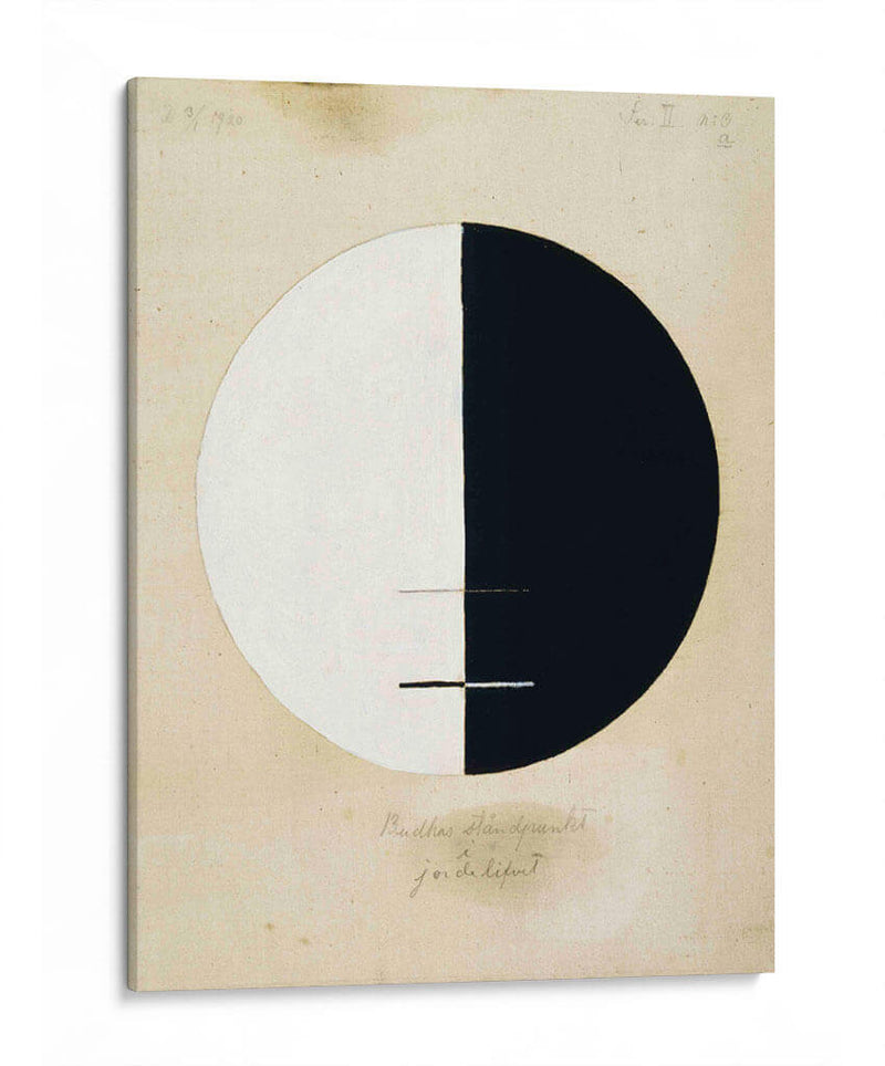 El punto de vista de Buda en la vida terrenal, No. 3a, Serie XI - Hilma af Klint | Cuadro decorativo de Canvas Lab