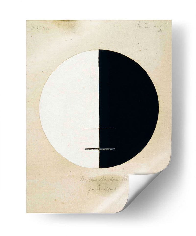 El punto de vista de Buda en la vida terrenal, No. 3a, Serie XI - Hilma af Klint | Cuadro decorativo de Canvas Lab