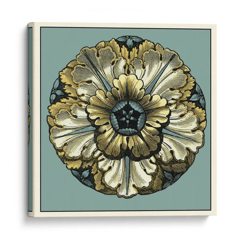 Medallón Floral V - Vision Studio | Cuadro decorativo de Canvas Lab