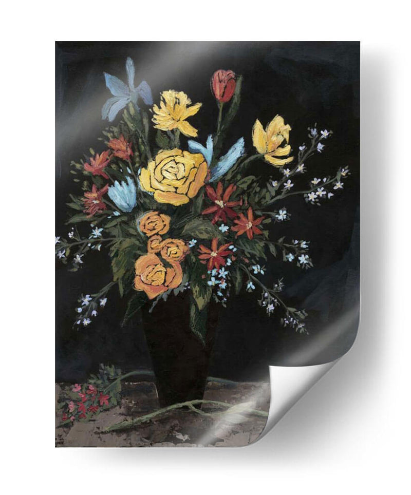 Noir Floral I - Megan Meagher | Cuadro decorativo de Canvas Lab