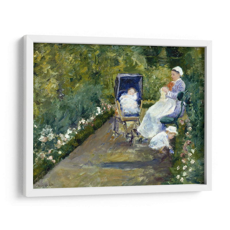 Niños en un jardín (La Enfermera) - Mary Cassatt | Cuadro decorativo de Canvas Lab