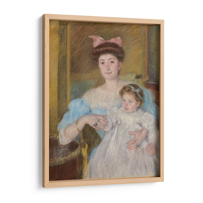 La condesa Morel d'Arleux y su hijo - Mary Cassatt | Cuadro decorativo de Canvas Lab