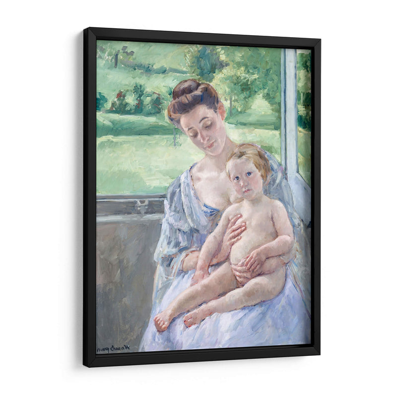 La madre y el niño en el conservatorio - Mary Cassatt | Cuadro decorativo de Canvas Lab