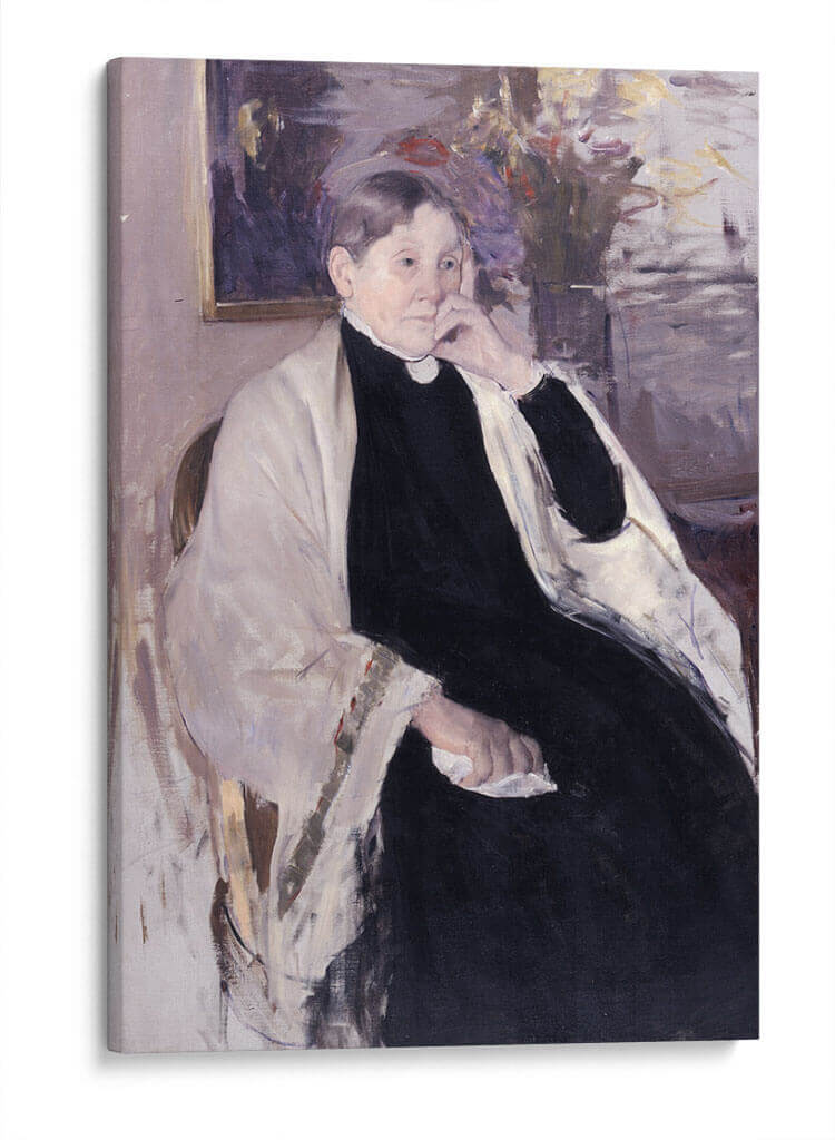La sra. Robert S. Cassatt, madre de la artista - Mary Cassatt | Cuadro decorativo de Canvas Lab