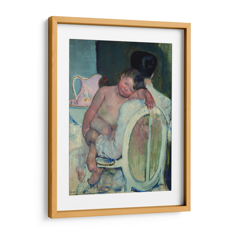 Mujer sentada con un niño en brazos - Mary Cassatt | Cuadro decorativo de Canvas Lab