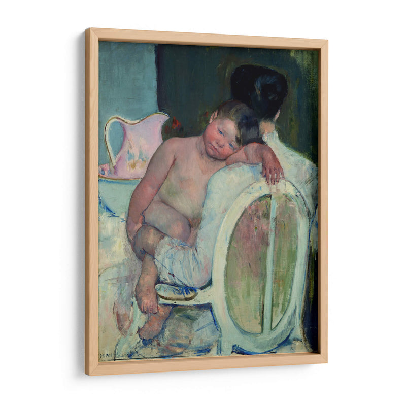 Mujer sentada con un niño en brazos - Mary Cassatt | Cuadro decorativo de Canvas Lab
