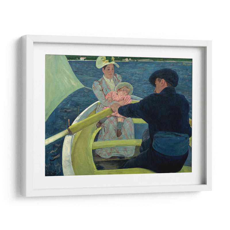 La Fiesta En El Bote - Mary Cassatt | Cuadro decorativo de Canvas Lab