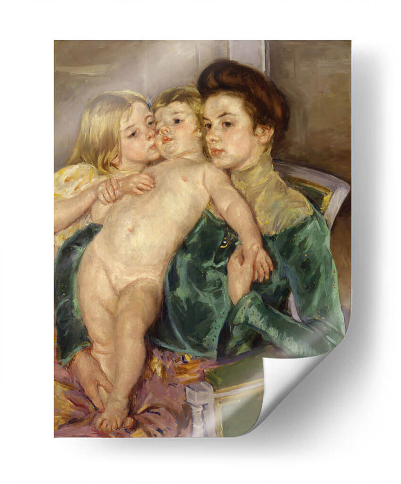 La caricia - Mary Cassatt | Cuadro decorativo de Canvas Lab