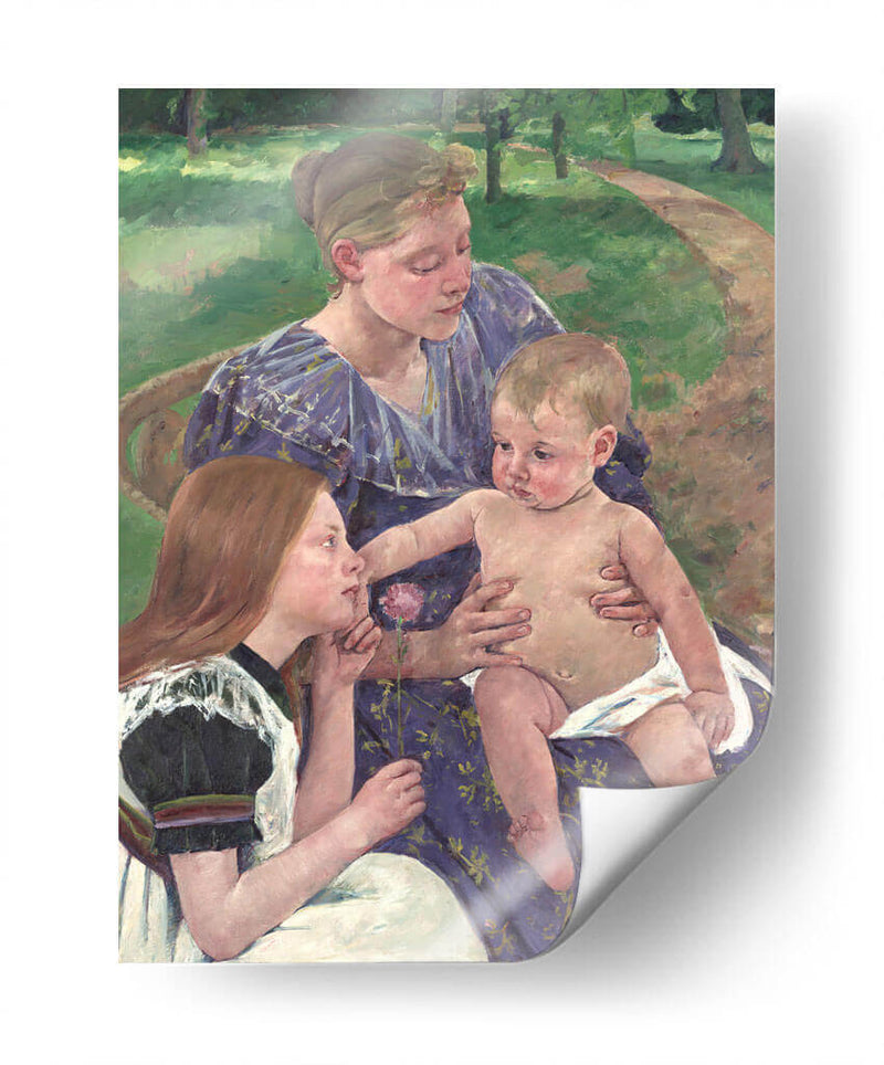 La familia - Mary Cassatt | Cuadro decorativo de Canvas Lab