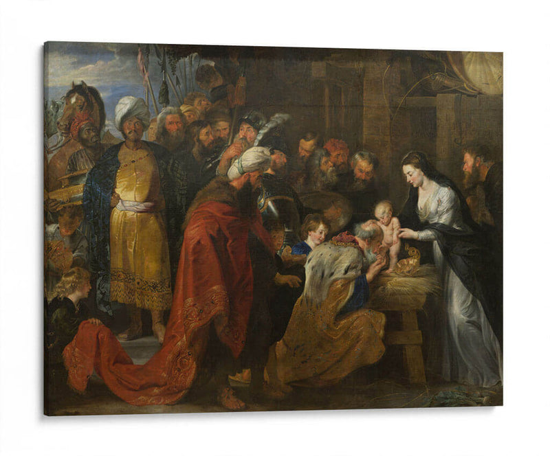 La Adoración de los Reyes Magos - Peter Paul Rubens | Cuadro decorativo de Canvas Lab