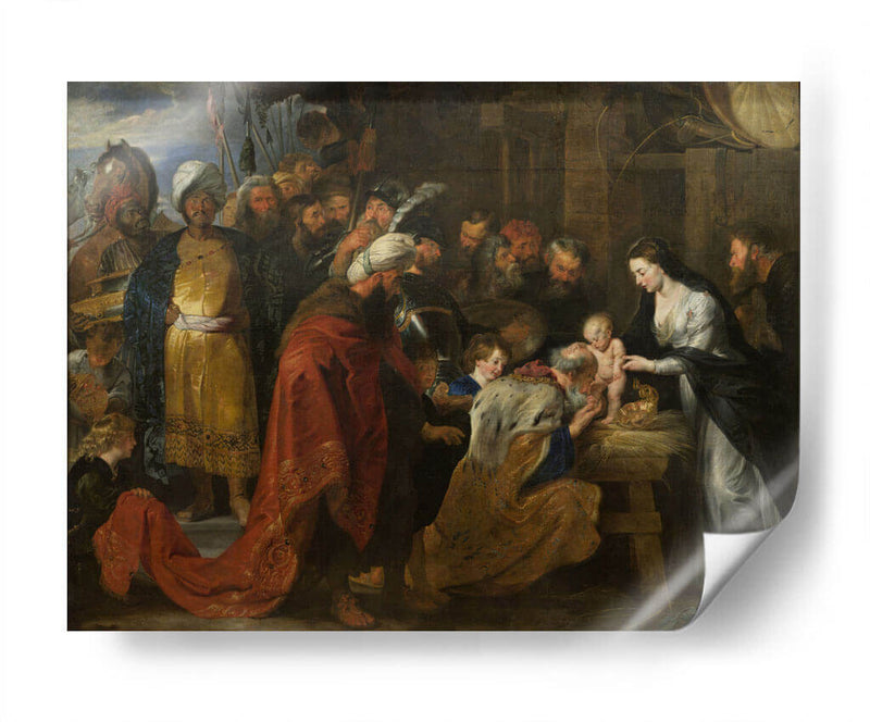 La Adoración de los Reyes Magos - Peter Paul Rubens | Cuadro decorativo de Canvas Lab