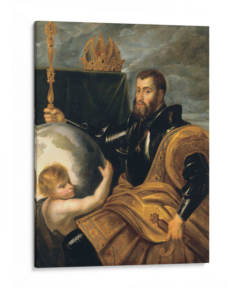 Alegoría de Carlos V como dominador del mundo - Peter Paul Rubens | Cuadro decorativo de Canvas Lab