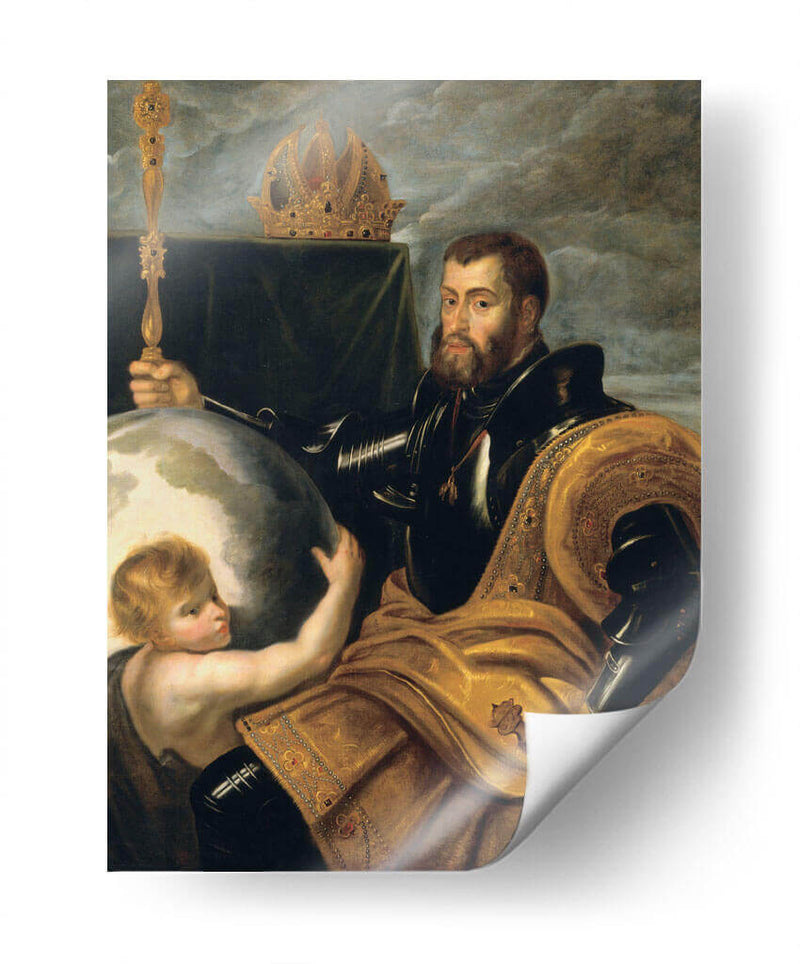 Alegoría de Carlos V como dominador del mundo - Peter Paul Rubens | Cuadro decorativo de Canvas Lab