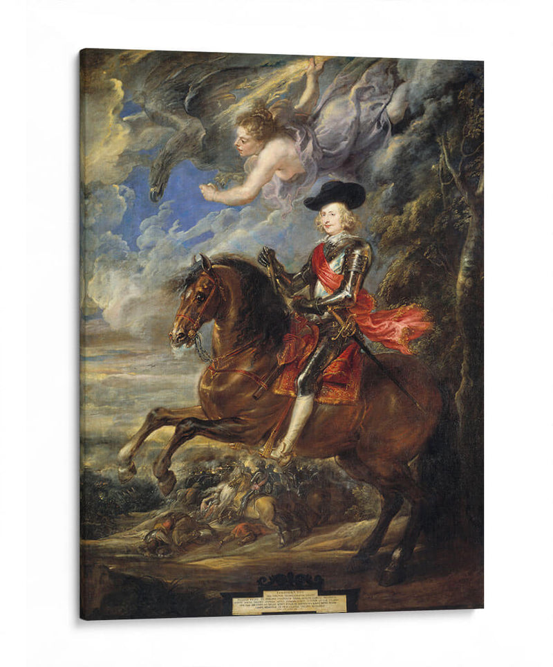 El cardenal-infante archiduque Fernando de Austria en la batalla de Nördlingen - Peter Paul Rubens | Cuadro decorativo de Canvas Lab