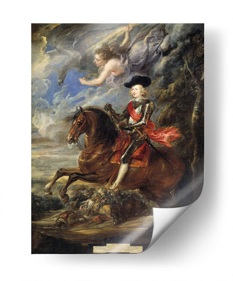 El cardenal-infante archiduque Fernando de Austria en la batalla de Nördlingen - Peter Paul Rubens | Cuadro decorativo de Canvas Lab