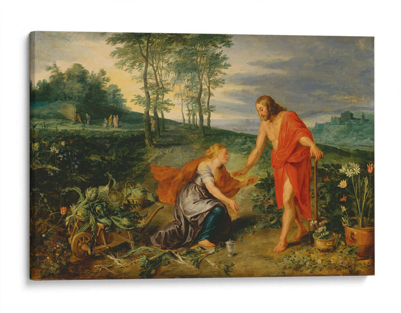 Cristo se aparece a María Magdalena en la mañana de Pascua - Peter Paul Rubens | Cuadro decorativo de Canvas Lab