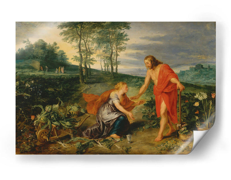 Cristo se aparece a María Magdalena en la mañana de Pascua - Peter Paul Rubens | Cuadro decorativo de Canvas Lab