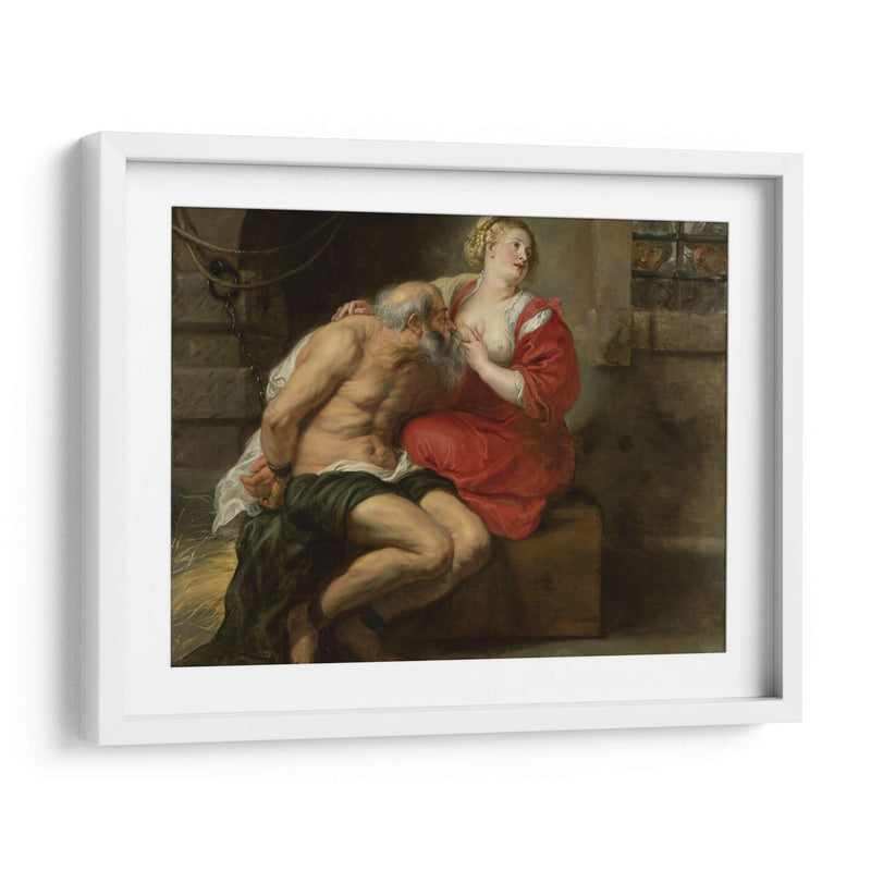 Cimón y Pero (Caritas romana) - Peter Paul Rubens | Cuadro decorativo de Canvas Lab