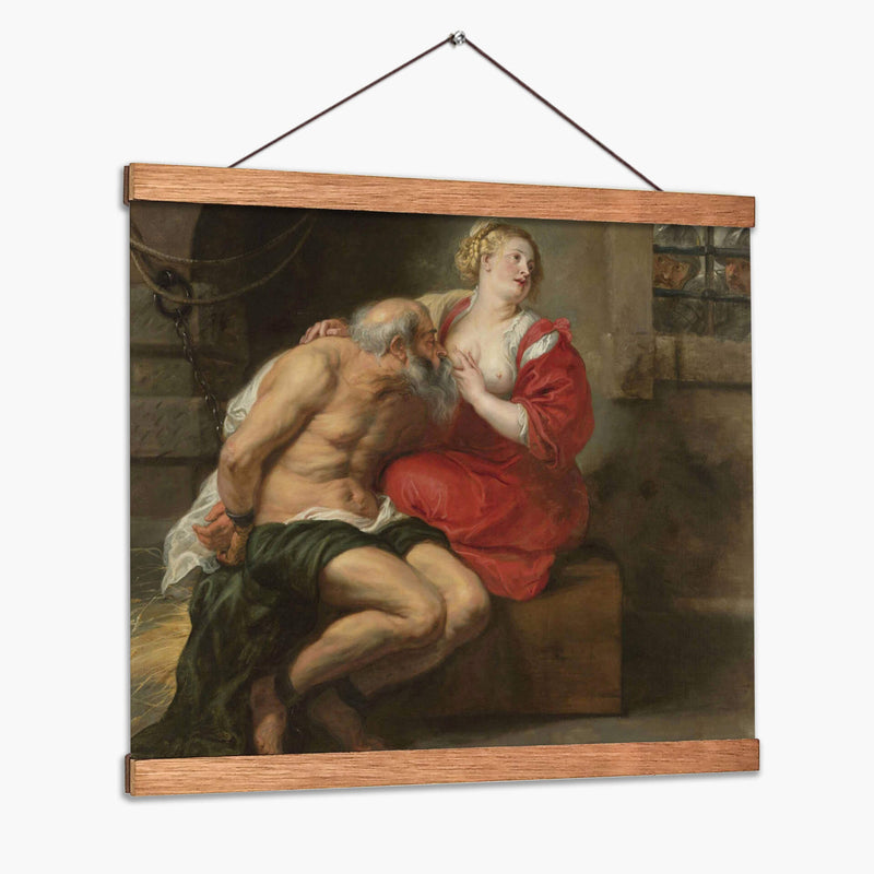 Cimón y Pero (Caritas romana) - Peter Paul Rubens | Cuadro decorativo de Canvas Lab