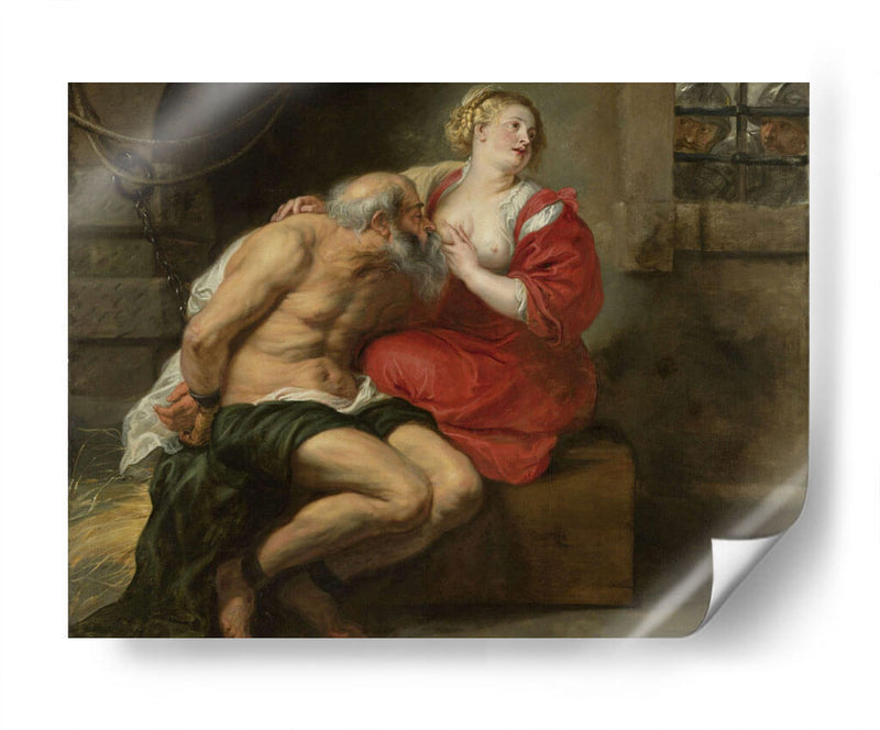 Cimón y Pero (Caritas romana) - Peter Paul Rubens | Cuadro decorativo de Canvas Lab