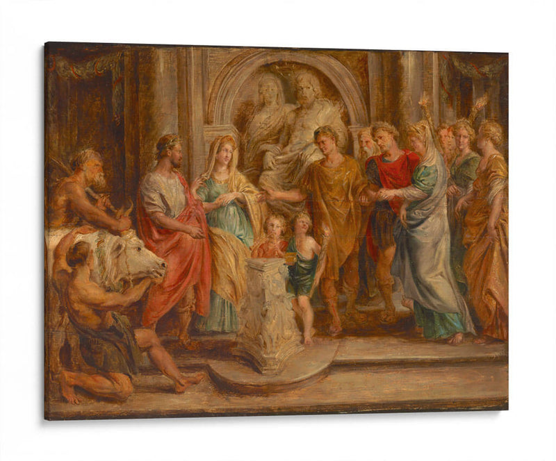 Matrimonio de Constantino - Peter Paul Rubens | Cuadro decorativo de Canvas Lab