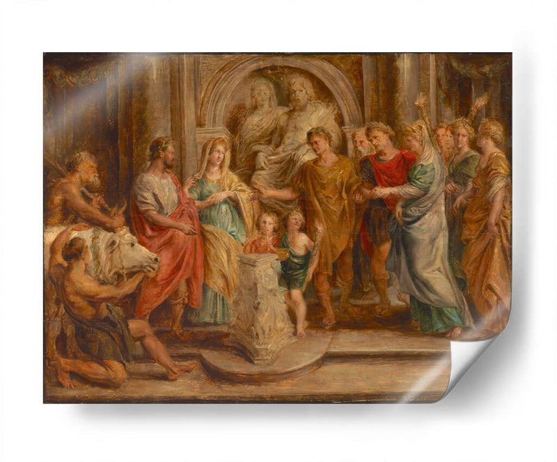 Matrimonio de Constantino - Peter Paul Rubens | Cuadro decorativo de Canvas Lab