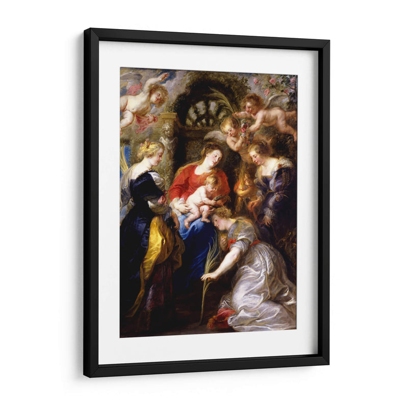 Coronación de Santa Catalina - Peter Paul Rubens | Cuadro decorativo de Canvas Lab