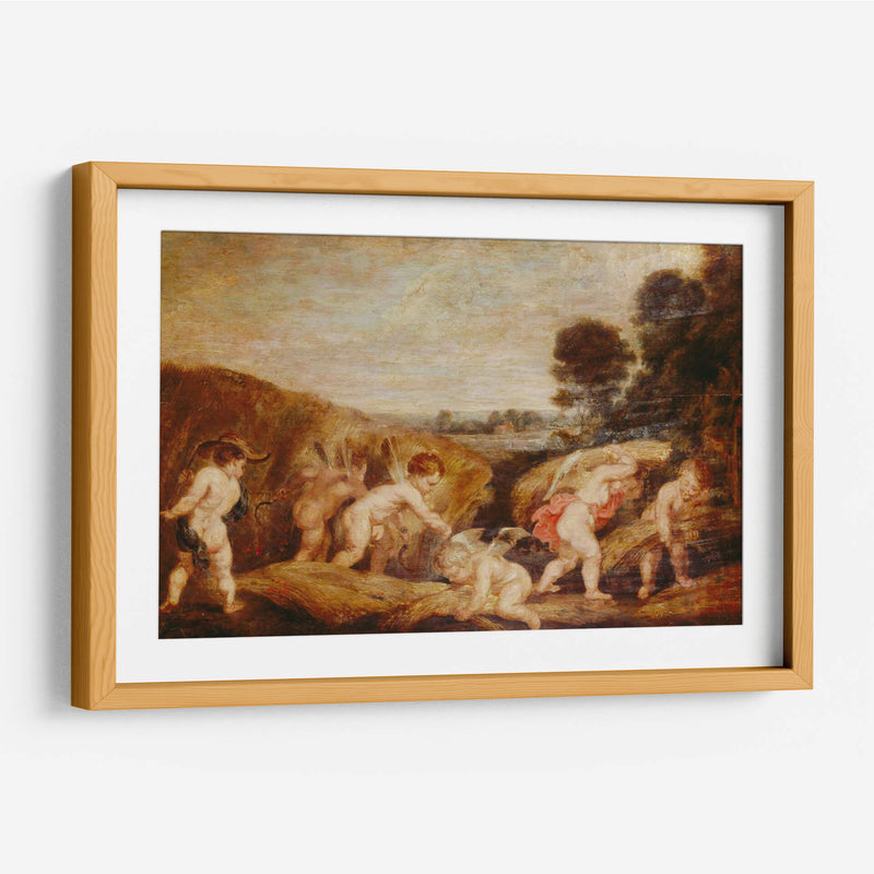 Cupidos cosechando - Peter Paul Rubens | Cuadro decorativo de Canvas Lab